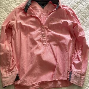 Tommy Hilfiger Pink Striped Button Down Shirt